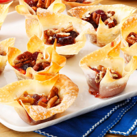 Cranberry-Pecan Brie Cups Recipe: How to Make It image
