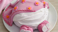 Baby Cake--It's a Girl! Recipe - BettyCrocker.com image