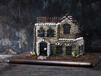 Best Towering Haunted House Cake - How to Make Towering ... image
