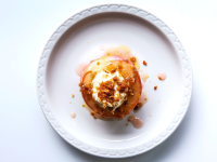 Roasted Peaches with Ricotta Buttercream and Breadcrumbs ... image