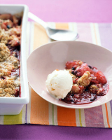 Pear-and-Berry Crisp Recipe | Martha Stewart image