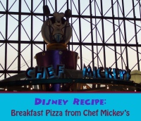 Delicious Disney Dishes: Breakfast Pizza from Chef Mickey ... image