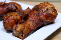 Hot Smoked Chicken Legs on the BGE - Fast and Tasty ... image