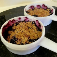 Individual Blueberry Crumble Recipe | Allrecipes image