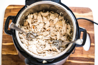 Pressure Cooker Shredded Chicken and 3 Easy Meals! image