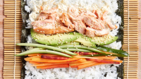 Baked Salmon Sushi Recipe | Martha Stewart image
