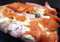 Salmon and Cream Cheese Pizza Recipe - Food.com image
