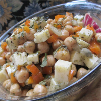 Chickpea and Cheese Salad Recipe | Allrecipes image