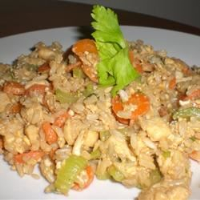 Roasted Garlic Teriyaki Fried Rice with Chicken Recipe ... image