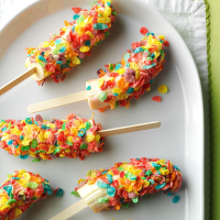 Frozen Banana Cereal Pops Recipe: How to Make It image
