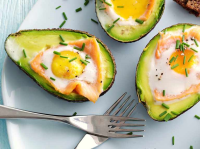 Baked avocado with smoked salmon & egg recipe - olivemagazine image