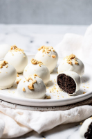 Oreo Peanut Butter Truffles - Oh Sweet Basil | Just A ... image