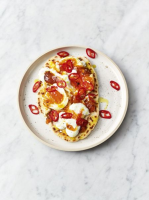 Breakfast flatbread recipe | Jamie Oliver egg recipes image