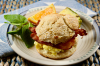 Bacon, Egg, and Cheese Buttermilk Biscuit Breakfast ... image