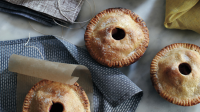 Mini Apple Raspberry Pies Recipe | Martha Stewart image