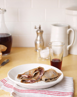 Folded Crepes with Smoked Ham and Butter Recipe | Martha ... image