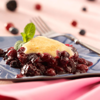 Triple-Berry Cobbler Recipe: How to Make It image