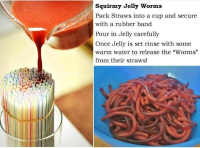 Squirmy Jelly Worms | Just A Pinch Recipes image