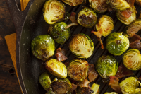 Soy-Glazed Brussels Sprouts With Bacon Recipe by The Daily ... image