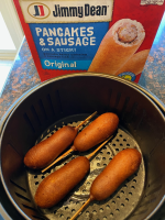 Jimmy Dean Pancake And Sausage On A Stick In Air Fryer ... image