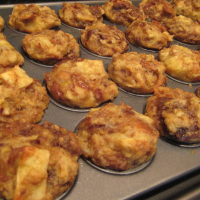 Bread Pudding Mini Muffins - Jamie Geller image