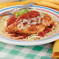 Chicken Parmigiana for 2 Recipe: How to Make It image