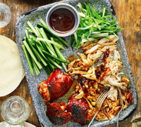 Chinese chicken with pancakes recipe | BBC Good Food image