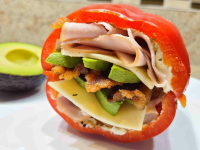 TikTok Low Carb Bell Pepper Sandwich - Dan-O's Seasoning image