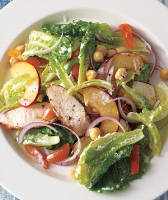 Spiced Chicken Salad With Plums and Chickpeas Recipe ... image