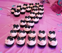 Minnie Mouse® Cupcakes Recipe | Allrecipes image