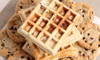 Cookie Dough waffles Recipe | Laura in the Kitchen ... image