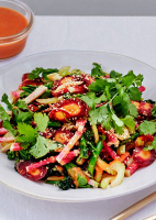 Chopped Salad Supreme With Kimchi Vinaigrette Recipe | Bon ... image
