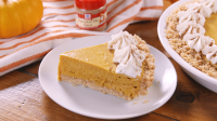 No Bake Marshmallow Pumpkin Pie Recipe - How to Make No ... image