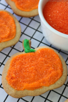 Easy Cut Out Pumpkin Cookies - CincyShopper image