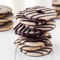 Homemade Fudge Stripe Cookies Recipe - Food Fanatic image