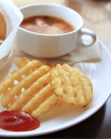 Easy Frozen Waffle Fries in Air Fryer - TopAirFryerRecipes image