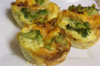 Broccoli and Cheese Mini Quiche Recipe - Food.com image