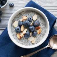 Blueberry Almond Chia Pudding Recipe | EatingWell image
