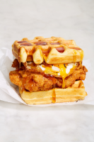 Chicken & Waffle Breakfast Sandwich - Delish image