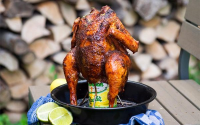 Big Green Egg | Beer can chicken image