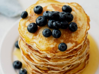 Super Fluffy Pancakes Recipe | 100K Recipes image
