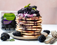 Make-Ahead Blackberry Oatmeal Blender Pancakes | Driscoll's image