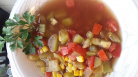 Green and Red Tomato and Corn Soup Recipe | Allrecipes image