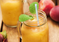 Peach Slush Recipe | The Perfect Summer Peachy Slushie image