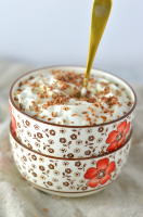Nutella Latte Oatmeal | A Taste of Madness image