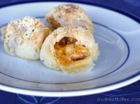 Chicken-Bacon Stuffed Pizza Rolls | Just A Pinch Recipes image
