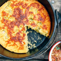 Dutch Oven Cornbread - Camping Recipe by Fresh off the Grid image