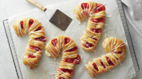 Mini Cherry Cheesecake Candy Cane Crescent Danishes Recipe ... image