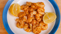 Air Fryer Garlic Shrimp Recipe by Jacqui Wedewer image