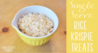 Single Serve Rice Krispie Treats! {Gluten-Free} image